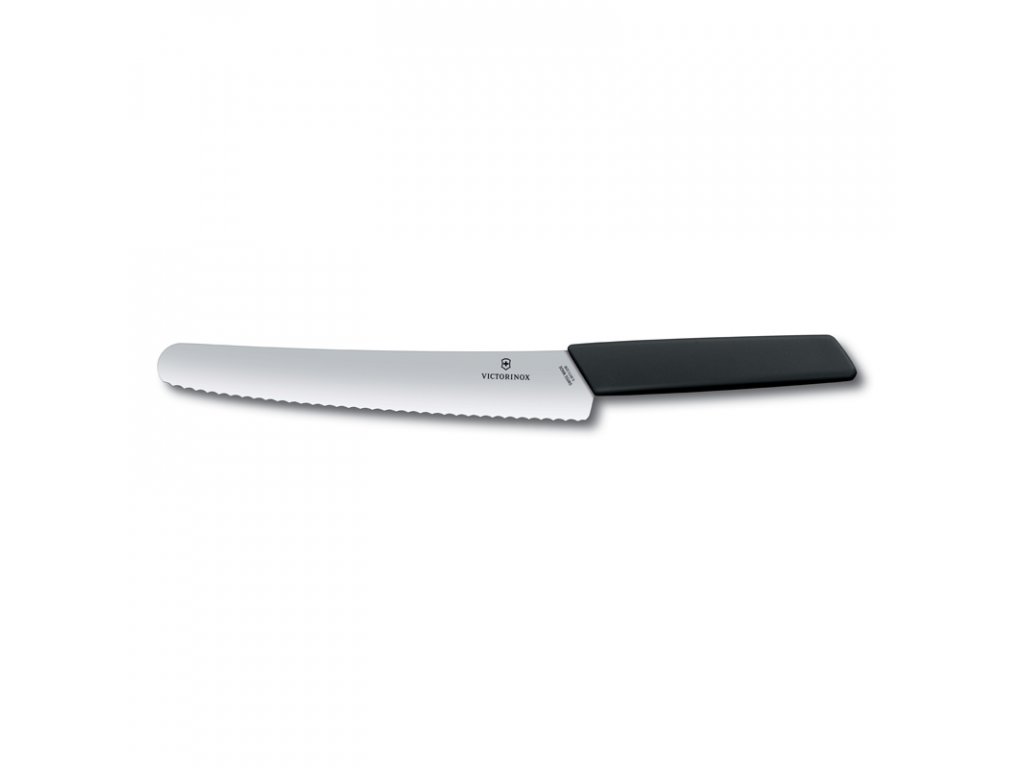 Swiss Modern nůž na chleba 22cm černý