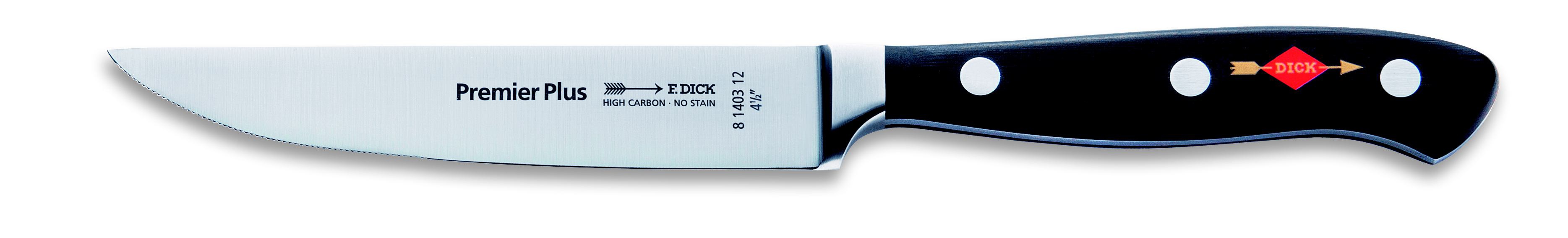 Steakový nůž kovaný s vlnitým výbrusem v délce 12 cm