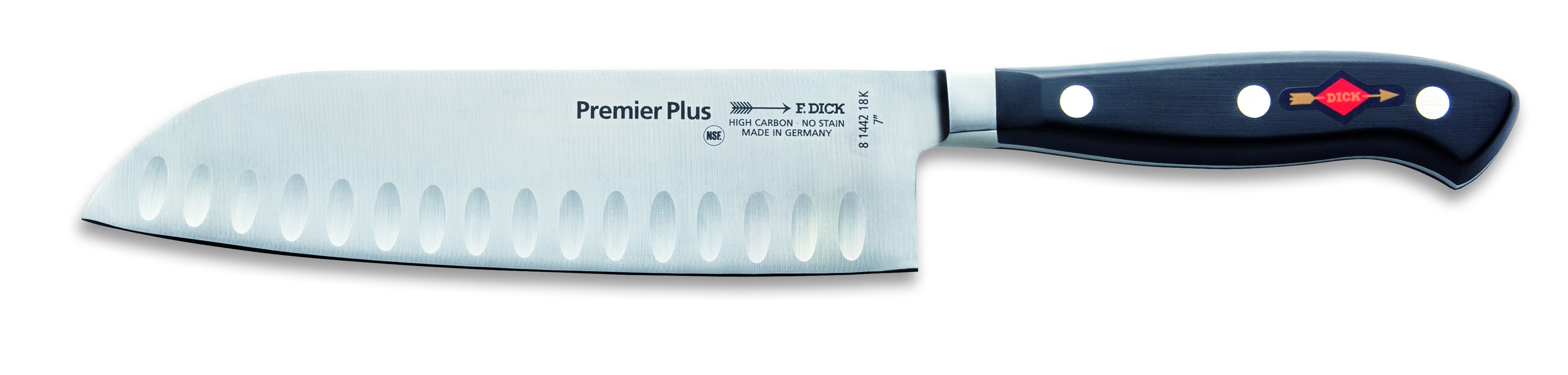 Santoku Premier Plus kovaný se speciálním výbrusem v délce 18 cm