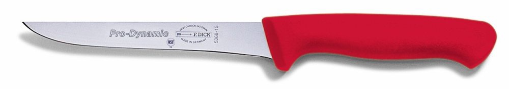 Vykosťovací nůž, červený v délce 15 cm