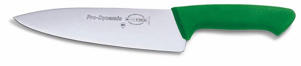 Kuchařský nůž, zelený v délce 21 cm