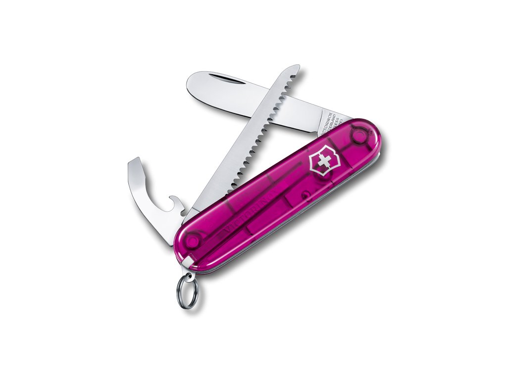 Kapesní nůž My First Victorinox růžová transparentní