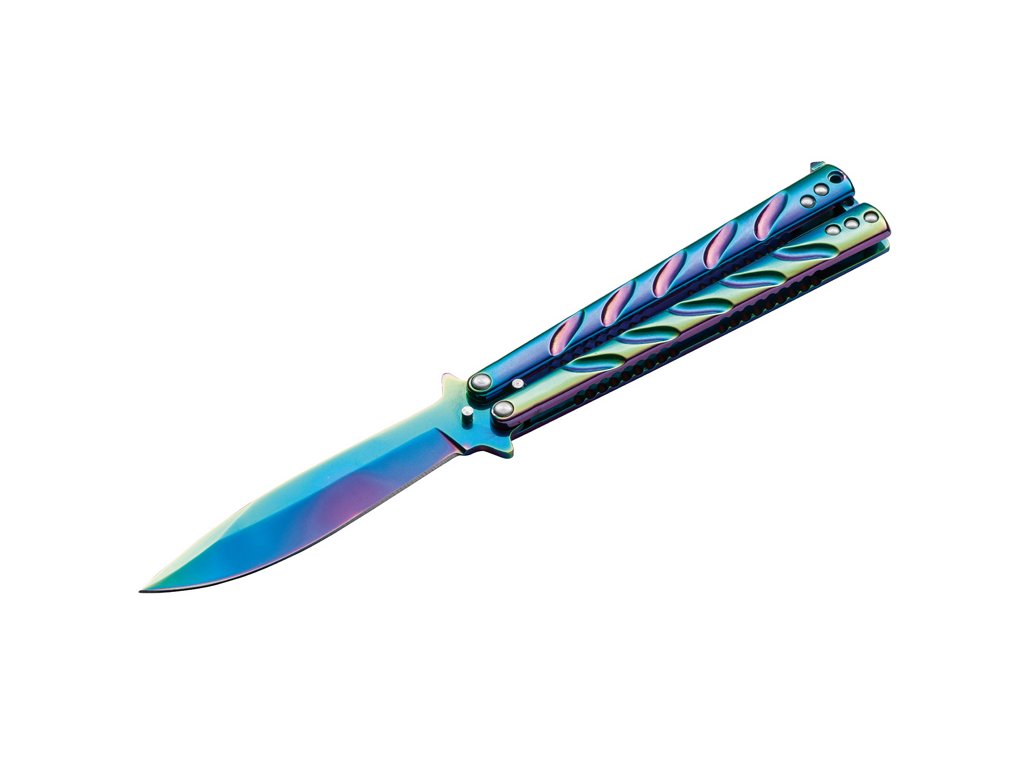 Kapesní nůž Magnum Balisong Rainbow