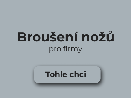 Broušení nožů pro firmy
