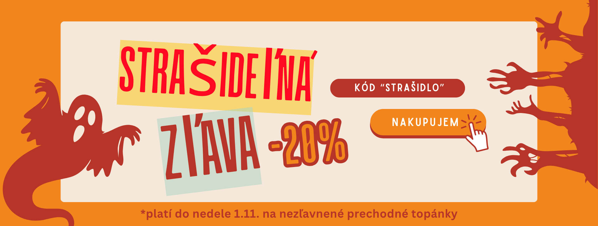 Ušetrite s kódom "STRAŠIDLO" na prechodnú barefoot obuv!