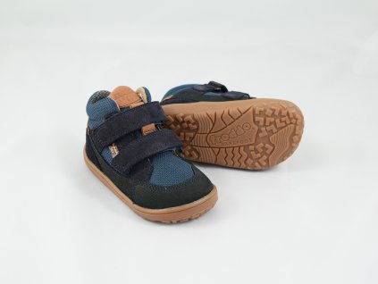 Detské Prechodné Topánky Froddo Barefoot UP TEX Autumn – Dark Blue