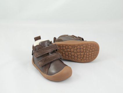 Detské Zimné Barefoot Topánky Bundgaard Bloom - Dark Brown