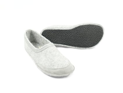 Oma King Plstene Papuce Grey