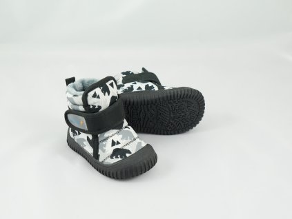 Detské Zimné Snehule Jan&Jul Toasty-Dry Bear - Grey