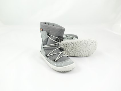 Detské Zimné Barefoot Topánky Froddo TEX Track Wool – Silver
