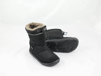 Zimné Barefoot Topánky Froddo UP TEX Snow Wool – Black