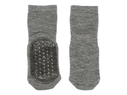 MpKids Protismykove Vlnene Ponozky Grey Melange