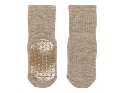 MpKids Protismykove Vlnene Ponozky Light Brown