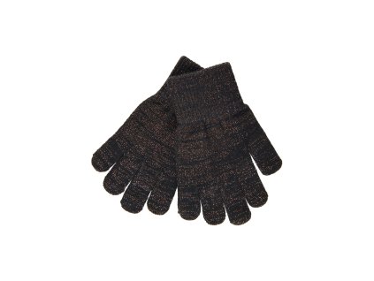 93021 MAGIC Gloves Knit w. lurex Black Extra 0