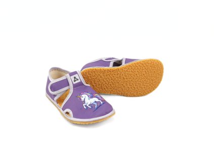 Antal Papuce Rascal Unicorn Purple