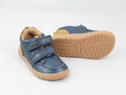 Detské Prechodné Barefoot Topánky Protetika Alan - Denim
