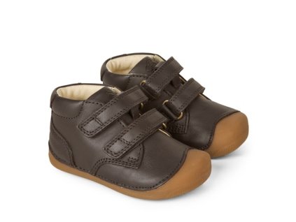 Dětské Celoroční Barefoot Boty Bundgaard Petit Strap – Dark Brown