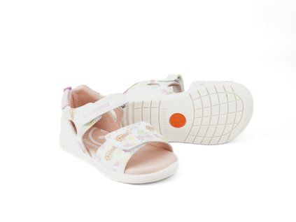 Biomecanics Barefoot Sandale Estampada Blanco