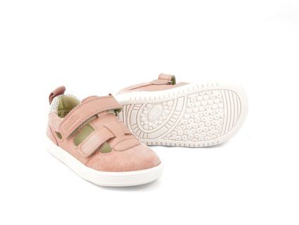 Detske Barefoot Sandale Froddo Zeru Loop Pink