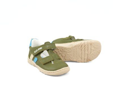 Detske Barefoot Sandale DD Step H077 61288B Emerald