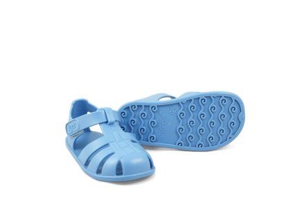 Detske Barefoot Gumove Sandale Igor Nemo Solid Blue