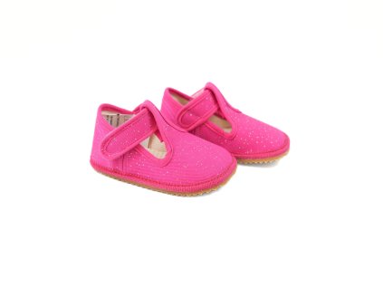 Beda Papuce Sparkle Wide Pink1