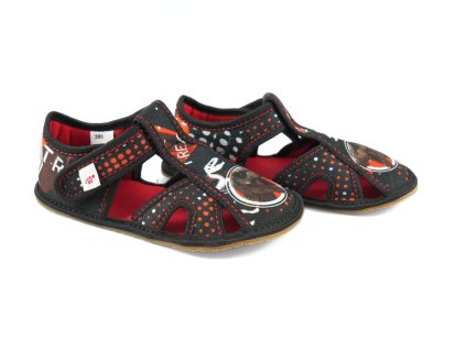 EfBarefoot Papuce 386Trex Black1