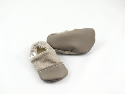 Tiny Toes Capáčky Žebro - Hnědá