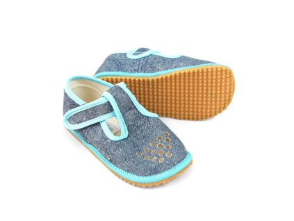 Beda Papuce Perforation Wide Turquise