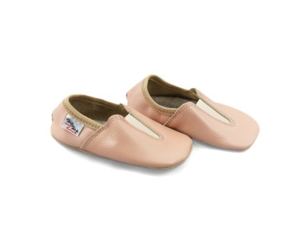 OmaKing BarefootDanceSlippers Mini Beige1