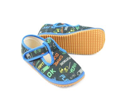 Beda Papuce Play Wide Blue