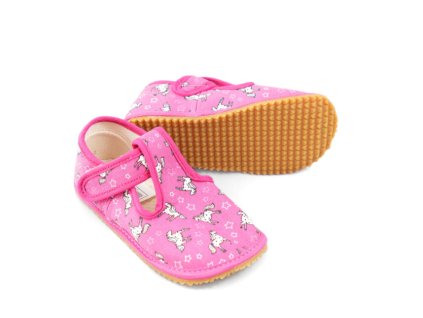 Beda Papuce Unicorn Wide Pink