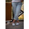 Barefoot Plstěné Bačkory Pro Dospělé Wool – White