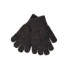 93021 MAGIC Gloves Knit w. lurex Black Extra 0