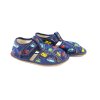 BabyBareShoes Slippers Cars Navy1