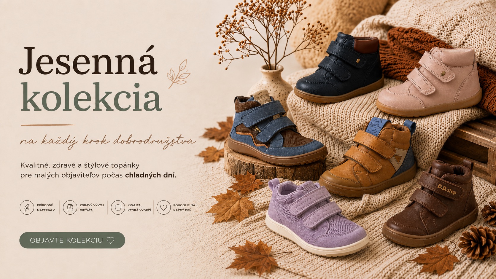 Jesená kolekcia - prechodné topánky