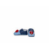 D.D.Step kožené barefoot capačky na prvé krôčiky Blue