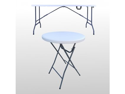 Składane plastikowe stoły (ROZMER 122x60cm)