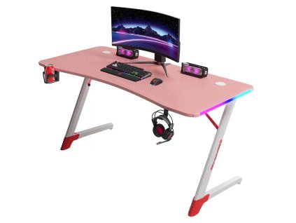 herny stol BG01 ruzovy