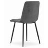 Zamatová stolička BEOGRAD sivá