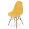 Jedálenské stoličky BASIC horčicové 4 ks - škandinávsky štýl