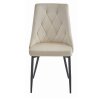 Zamatová stolička Lima béžová