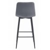 3828 3 zamatova barova stolicka florence tmavo siva