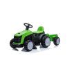 Elektrické autíčko Mini Traktor s prívesom zelené