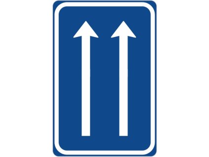ip16 dopravni znacka usporadani jizdnich pruhu