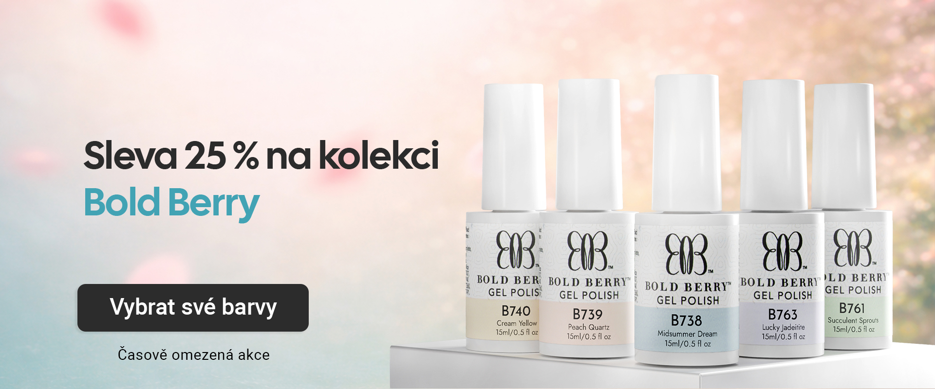 Kolekce gel laků Bold Berry se slevou 25 %
