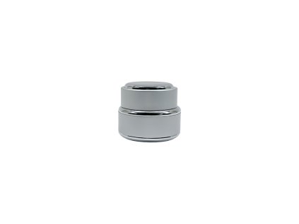 metalic silver container small 1