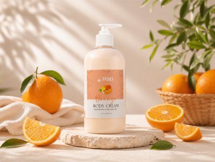 orange body lotion