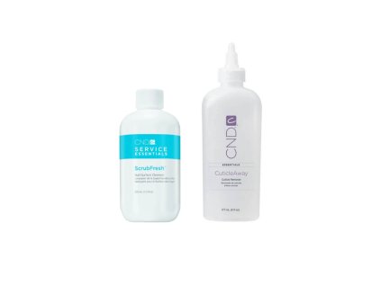 CND sada příprava nehtu ScrubFresh a CuticleAway