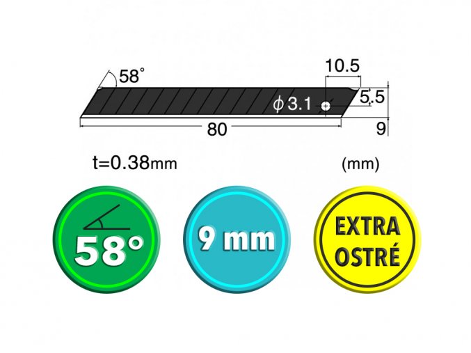 MALY 58 EXTRA OSTRY B
